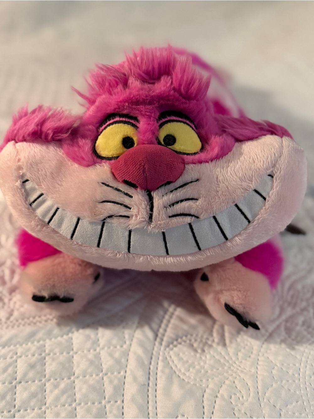 Exclusive Disney Store Alice in Wonderland Cheshire Cat Plush Stuffed Animal Toy